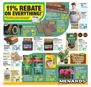 thumbnail - Menards Ad - 11% Rebate Sale